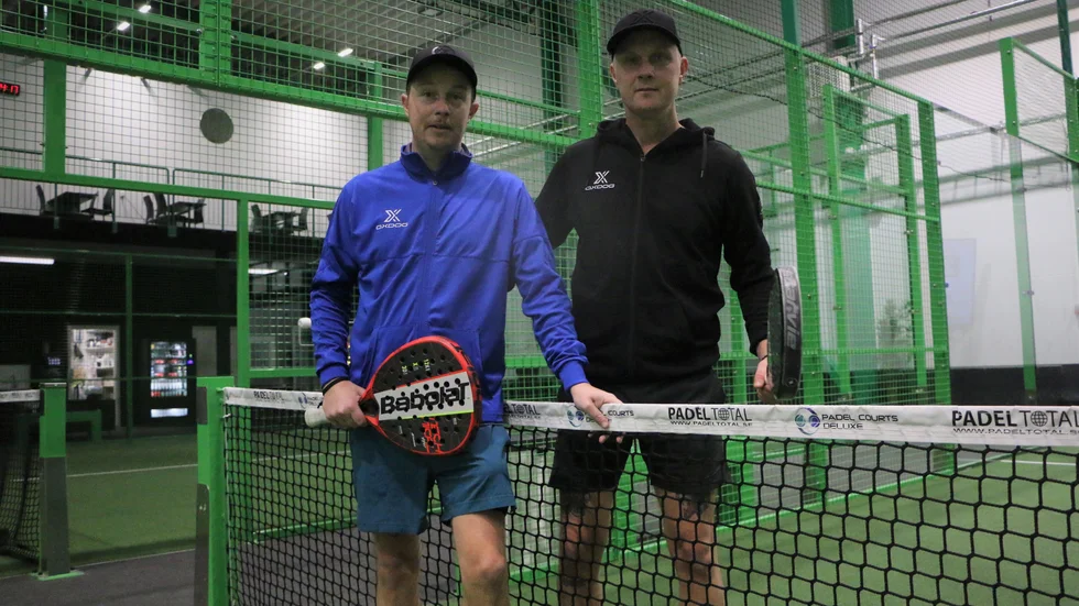 Bröderna Magnus Lundberg och Petter Lundberg är Piteås bästa par i den nya Ica Kvantum padelserien som spelats under hösten och vintern.