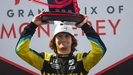 Colton Herta kommer till Piteå nästa vecka.