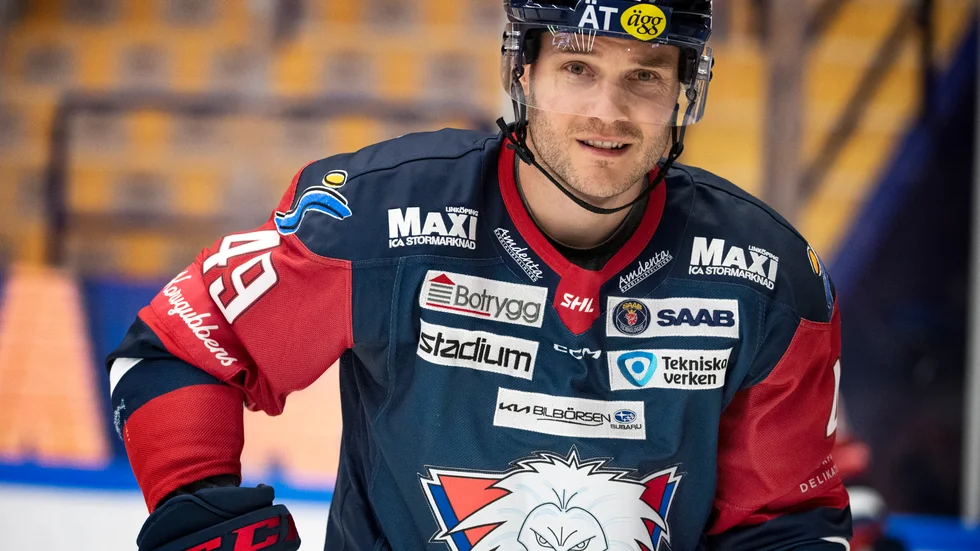 Ben Maxwell avgjorde för Linköping i 2–1-segern mot Frölunda. Arkivbild.