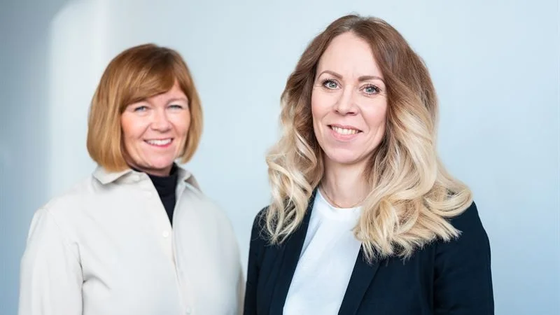 OK Västerbottens vd Erica Lundgren och den nye kommunikationschefen Hanna Olsson.