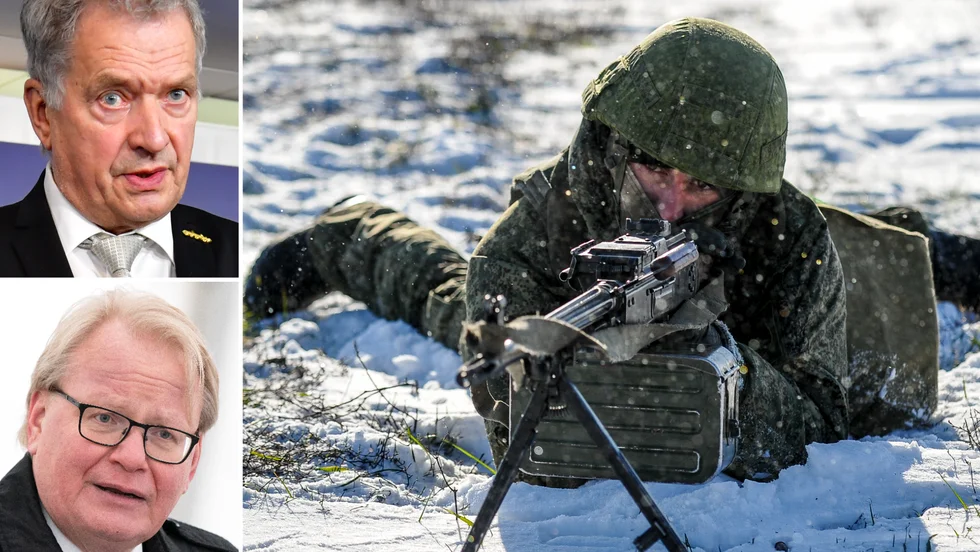Sauli Niinistö, Finlands president, och Peter Hultqvist, Sveriges försvarsminister, ger svar på tal till Ryssland.