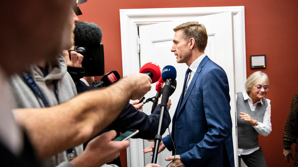 Kristian Thulesen Dahl är en av de smittade. Bild från i höstas.