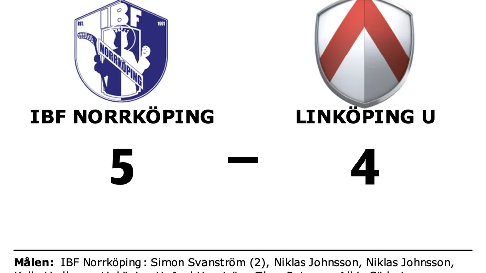 IBF Norrköping vann mot Linköping IBK Ungdom