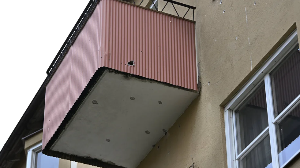Bild från en av skottlossningarna i Gubbängen i mellandagarna. Nyköpingsbon misstänks dock inte för just denna.