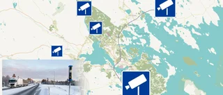 Karta: Här är Piteås fartkameror • Så många åkte fast i ✔Rosvik ✔Pålberget ✔Böle ✔Pitsund ✔Stockbäcken