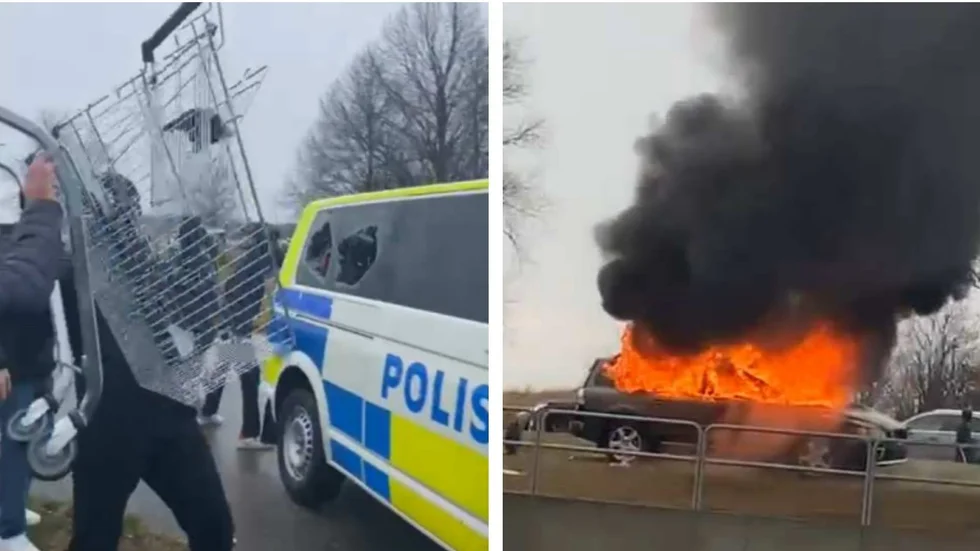 Sex män har åtalats för inblandning i upploppet i Skäggetorp på skärtorsdagen. (Bilderna är hämtade ur förundersökningen.)