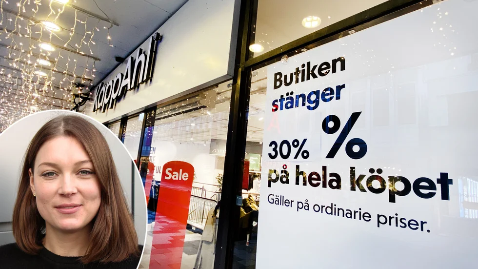 "Vi kommer att sälja ut en del och flytta över en del till vår butik i Tuna park. Vi har tre medarbetare, som arbetat länge hos oss, och de följer med till butiken i Tuna park", säger Mikaela Månsson, kommunikatör på Kappahl.