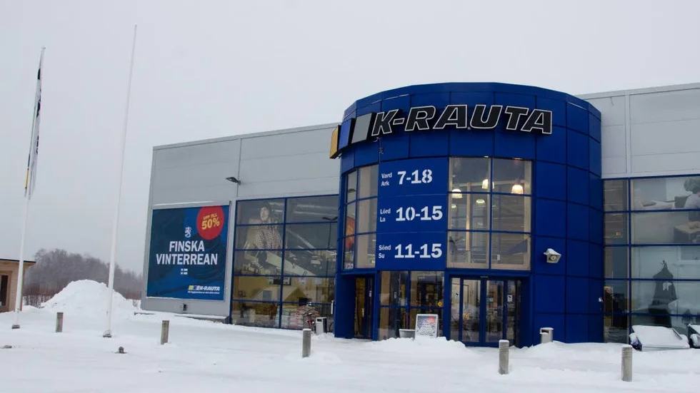 Stängs. K-rauta i Haparanda.