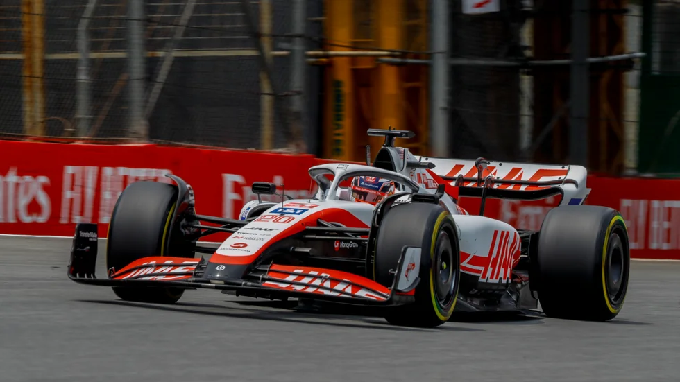 Haas danske förare Kevin Magnussen.