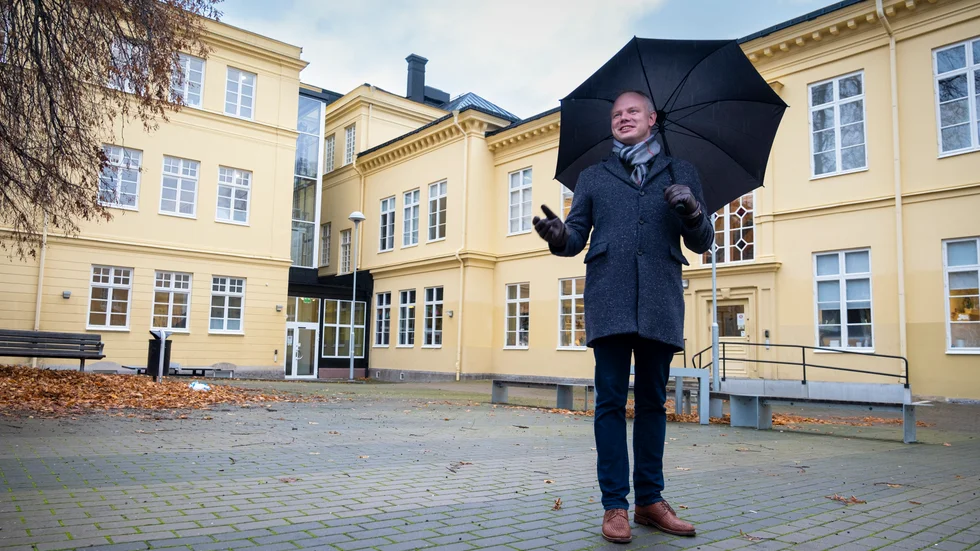 Elsa Brändströms skola är en av de många skolor som varit Erik Östmans (M) ansvar under den gångna mandatperioden.