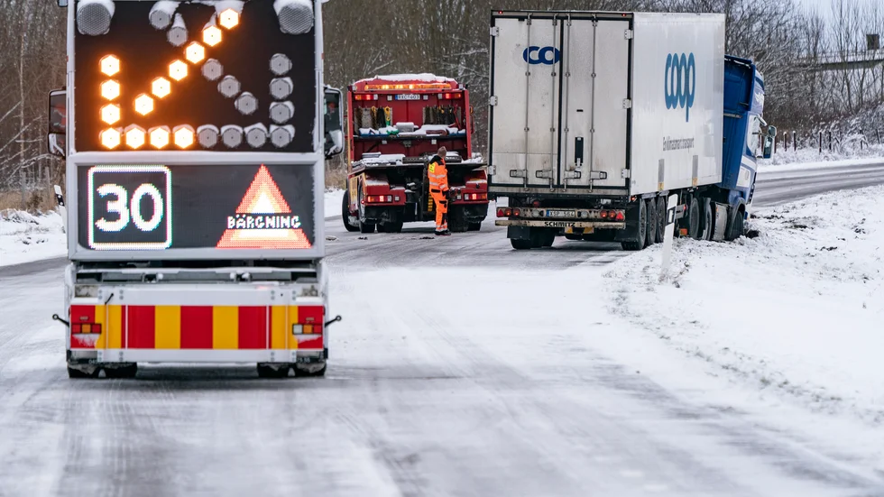 Räkna med bekymmer i trafiken i södra Sverige under måndagseftermiddagen och natten till tisdagen. Arkivbild.