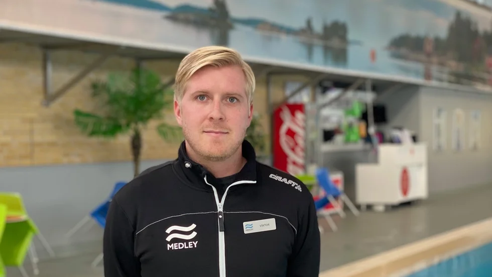 "Det som jag märkt är att det här har blivit ett större problem under senare år – och att mobilanvändandet är en del i det" säger Viktor Gustafsson, anläggningschef på Medley i Oxelösund. Arkivfoto