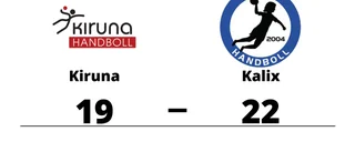 Kiruna kunde inte stoppa formstarka Kalix