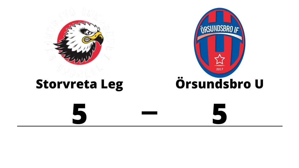 Storvreta IBK Legends spelade lika mot Örsundsbro IF U