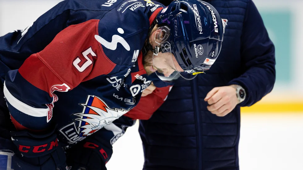LHC:s lagkapten Oscar Fantenberg är skadad. 