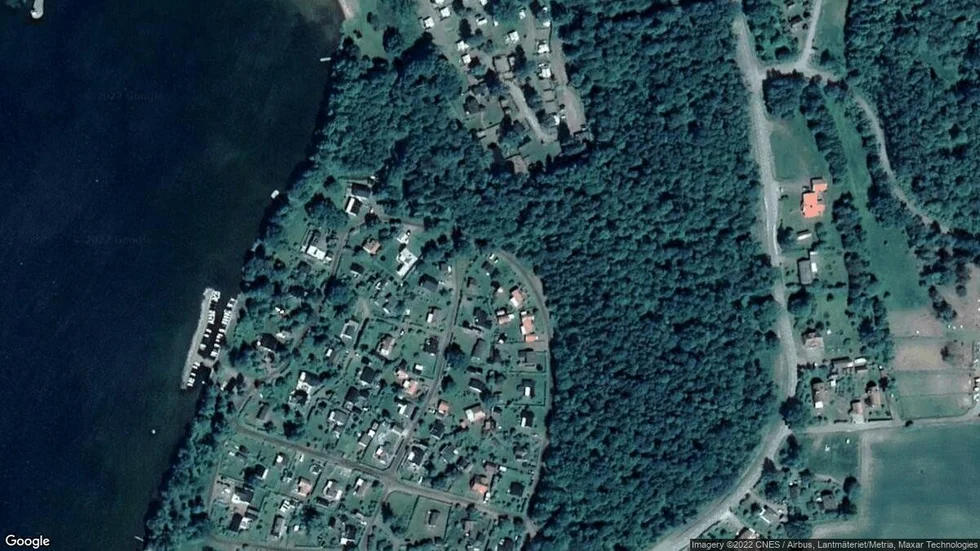 Området kring Strandbadens Stugområde 8