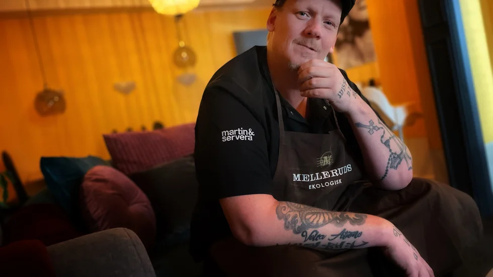 "Från början när vi kom hit fanns ingenting i Tierp centrum. Så vi vill sprida kärlek i Tierp. Det behövs", säger kocken Christian Ahlin. 