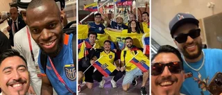 Erik, 30, från Eskilstuna är på VM i Qatar – träffade Neymar och nationalhjälten: "Sjukaste jag varit med om i mitt liv"