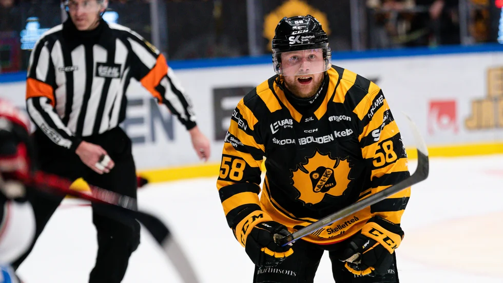 Oskar Nilsson gjorde matchens första mål.