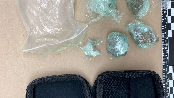 Cannabishartsen som påträffades vid husrannsakan var förpackat i portionspåsar.