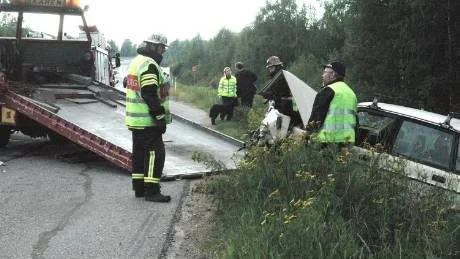 Omkörningsolycka