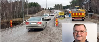 Kamp mot klockan att få vägen klar: "Vissa av jobben måste vi slutföra nästa år"