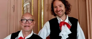 Duon spelar barock på nyckelharpa: "Den har en superkraft" • Är med i nya Star Wars och Sagan om ringen