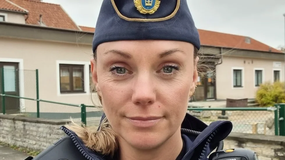 Zandra Bergström är områdespolis på Gotland och en av författarna till inlägget. 
