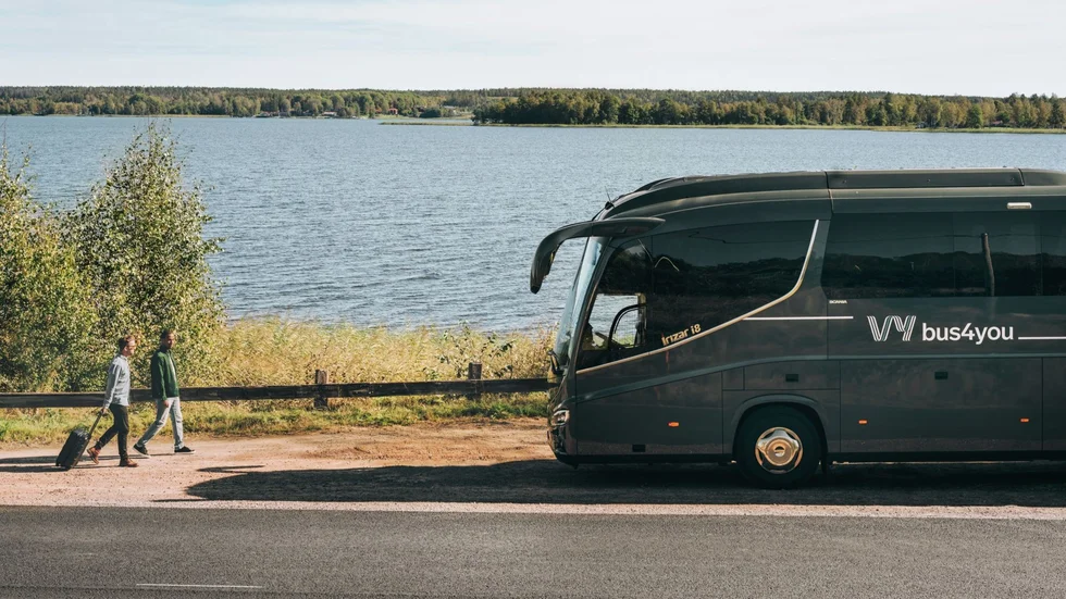 Så här kan bussen komma att se ut, enligt pressmeddelandet.