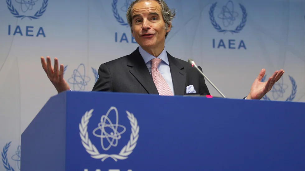IAEA-chefen Rafael Grossi. Arkivbild.