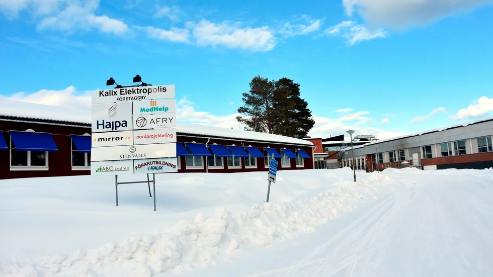 Gymnasieprogrammen finns tillfälligtvis på Elektropolisområdet.