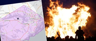 JUST NU: Stor risk för skogsbränder – mitt i Valborgsfirandet