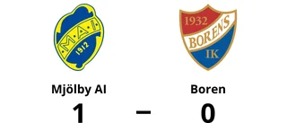 Boren föll på bortaplan