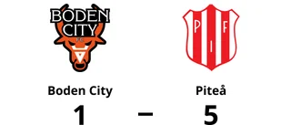 Tuff match slutade med seger för Piteå mot Boden City