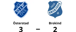 Österstad vann uddamålsseger mot Brokind