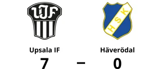 Upsala IF utklassade Häverödal – seger med 7-0