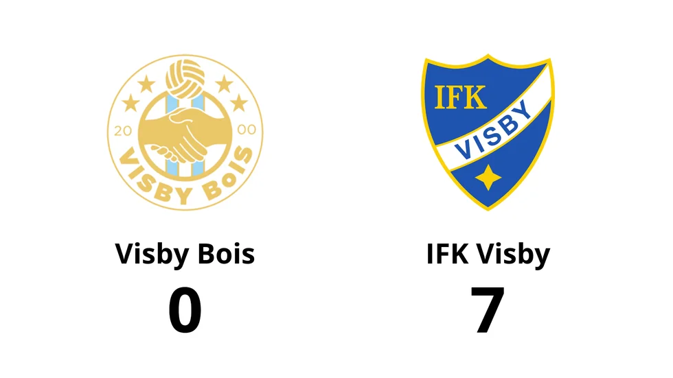 Visby Bois förlorade mot IFK Visby