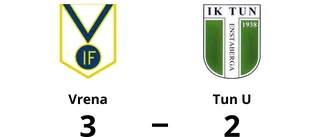 3-2 för Vrena mot Tun U