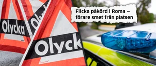 Körde på flicka och smet – polisen har nu en misstänkt
