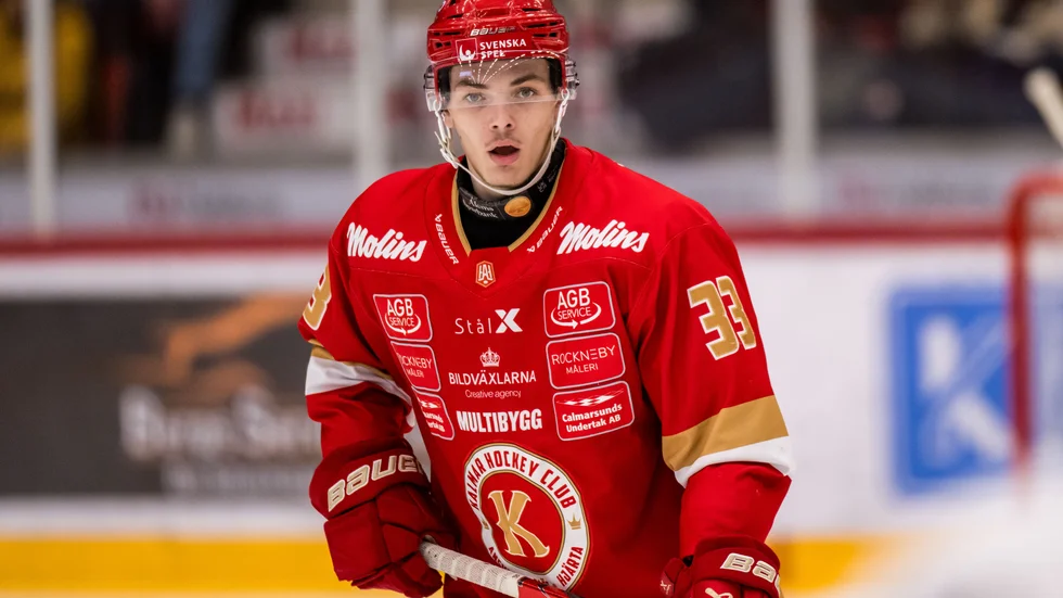 Arvid Hurtig gjorde 55 matcher för Kalmar HC förra säsongen. Enligt våra uppgifter är Vimmerby Hockey nästa klubbadress.