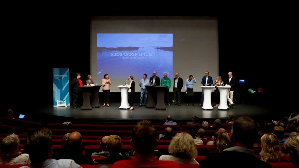 Utfrågning. Motalas politiker diskuterade inför publik i fredags.
