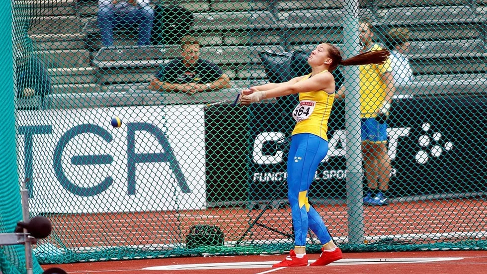 SEGER. Maifs Sara Forssell, här i ungdomsfinnkampen på Stadion, vann Taifspelen i Tranås.