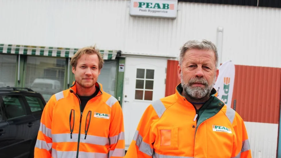 Trygghetsrådet ska stötta dem som ännu inte hittat något nytt jobb, säger Mikael Bentzen och Hans Gustavsson på Peab byggservice AB.