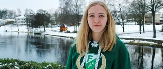 Johanna är ett hockeyfan av rang