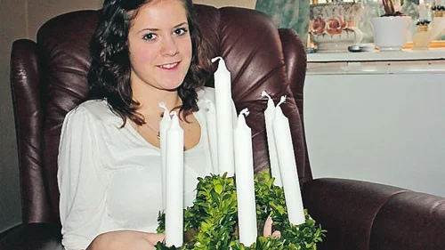 Lizette Oscarsson Johansson från Kisa blir Kindabygdens 61:a Lucia.