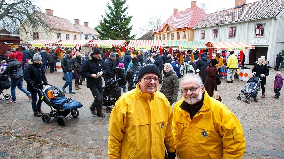 En bild från julmarknaden i Gamla Linköping för några år sedan.