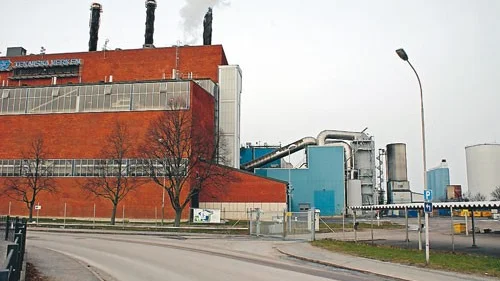 Brand i kraftvärmeverket på Oskarsgatan släcktes snabbt.