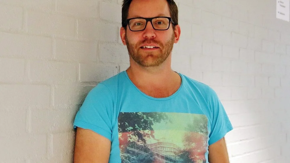Johan Lundberg, rektor på Östra Ringskolan, är nöjd med terminstarten 2016. Foto: Liselotte S Johansson
