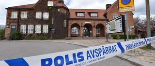 Sprängmedel på centralen i Nyköping