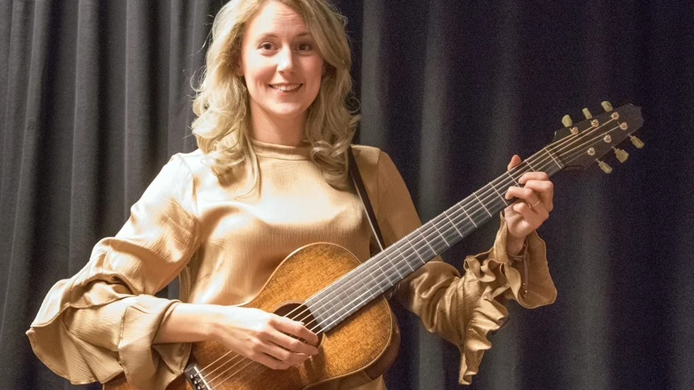 Frida Andersson fick ta till extranummer. Foto: Roger M Carlsson